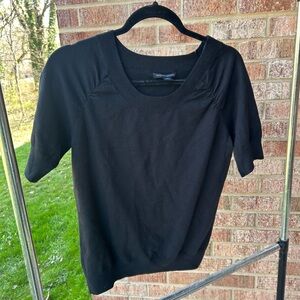 Banana Republic Black Short Sleeve Knit Tee